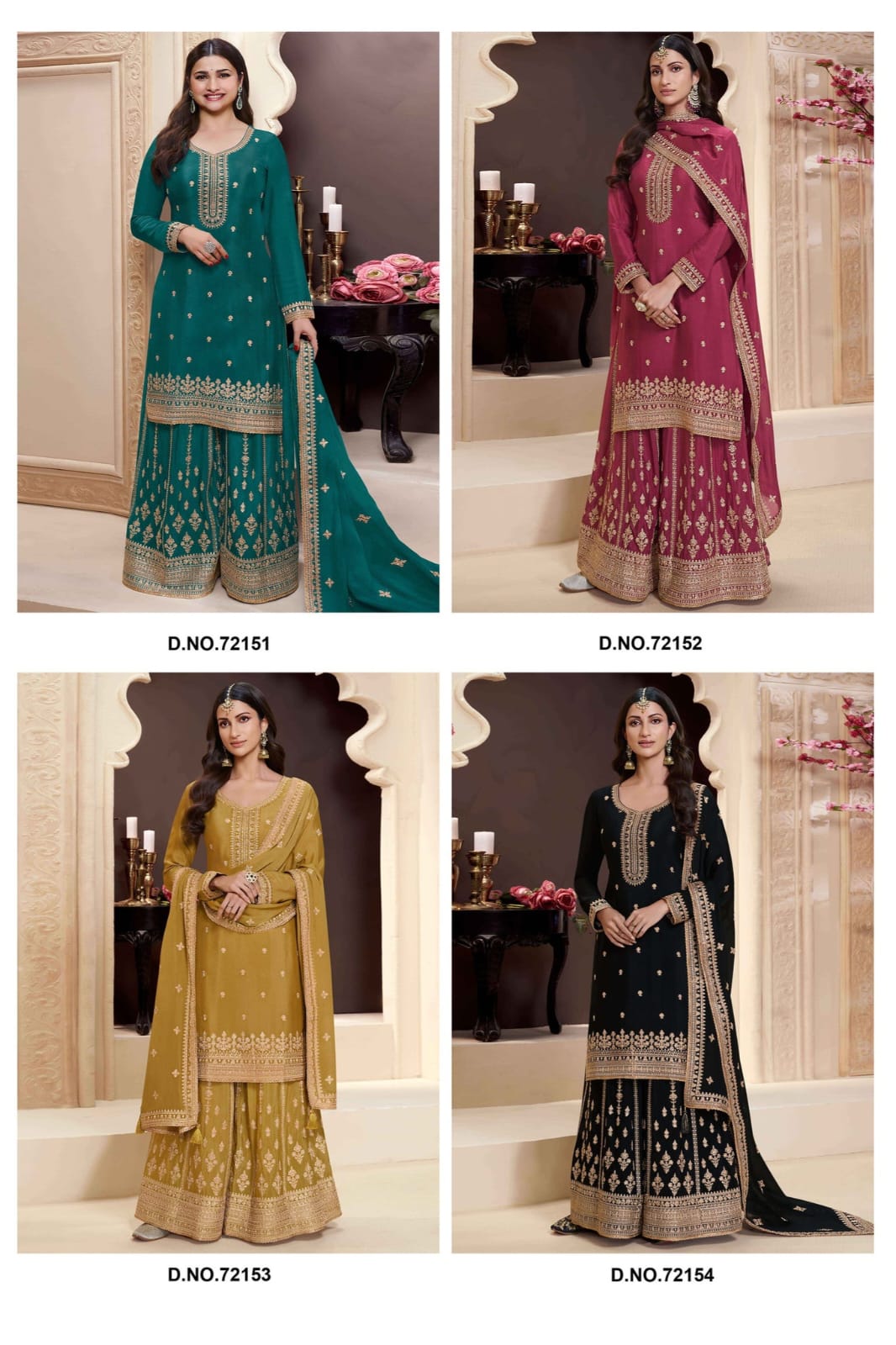 Heavy chinon fab embroderied SHARARA EASR00035