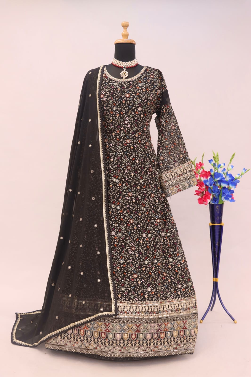Velora Sequin Bloom Gown EAGW0011