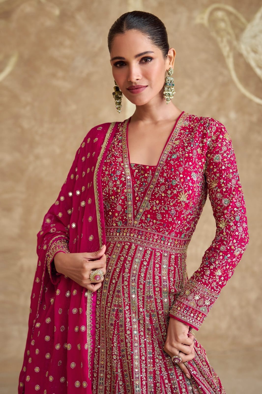 Zariah Spark Emboidered Gown EAGW0031