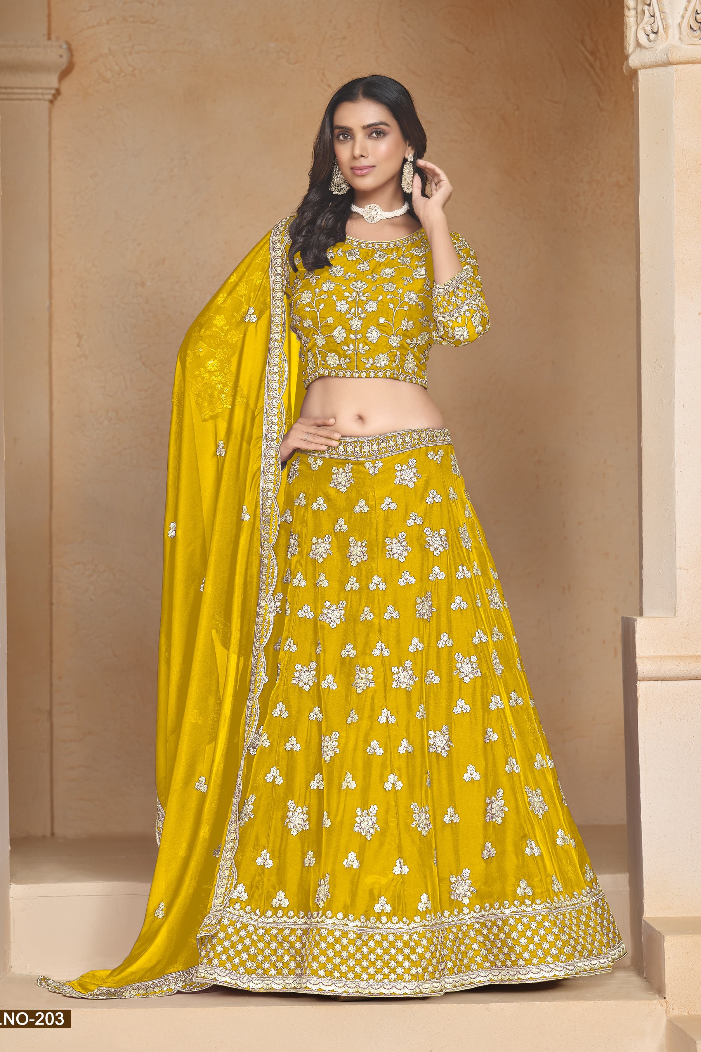 Radiant Beauty Organza Lehenga LXLG0004