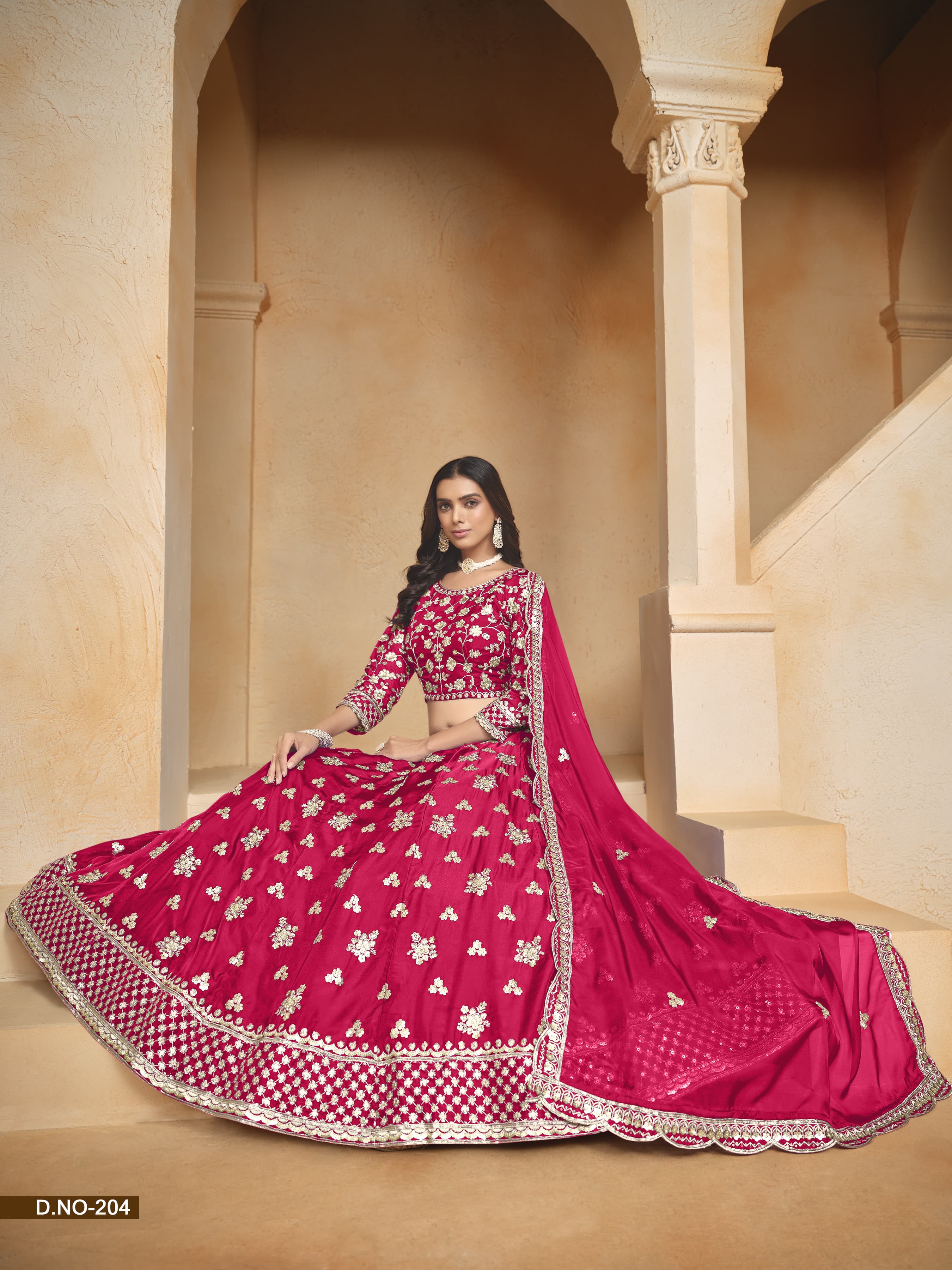 Radiant Beauty Organza Lehenga LXLG0004