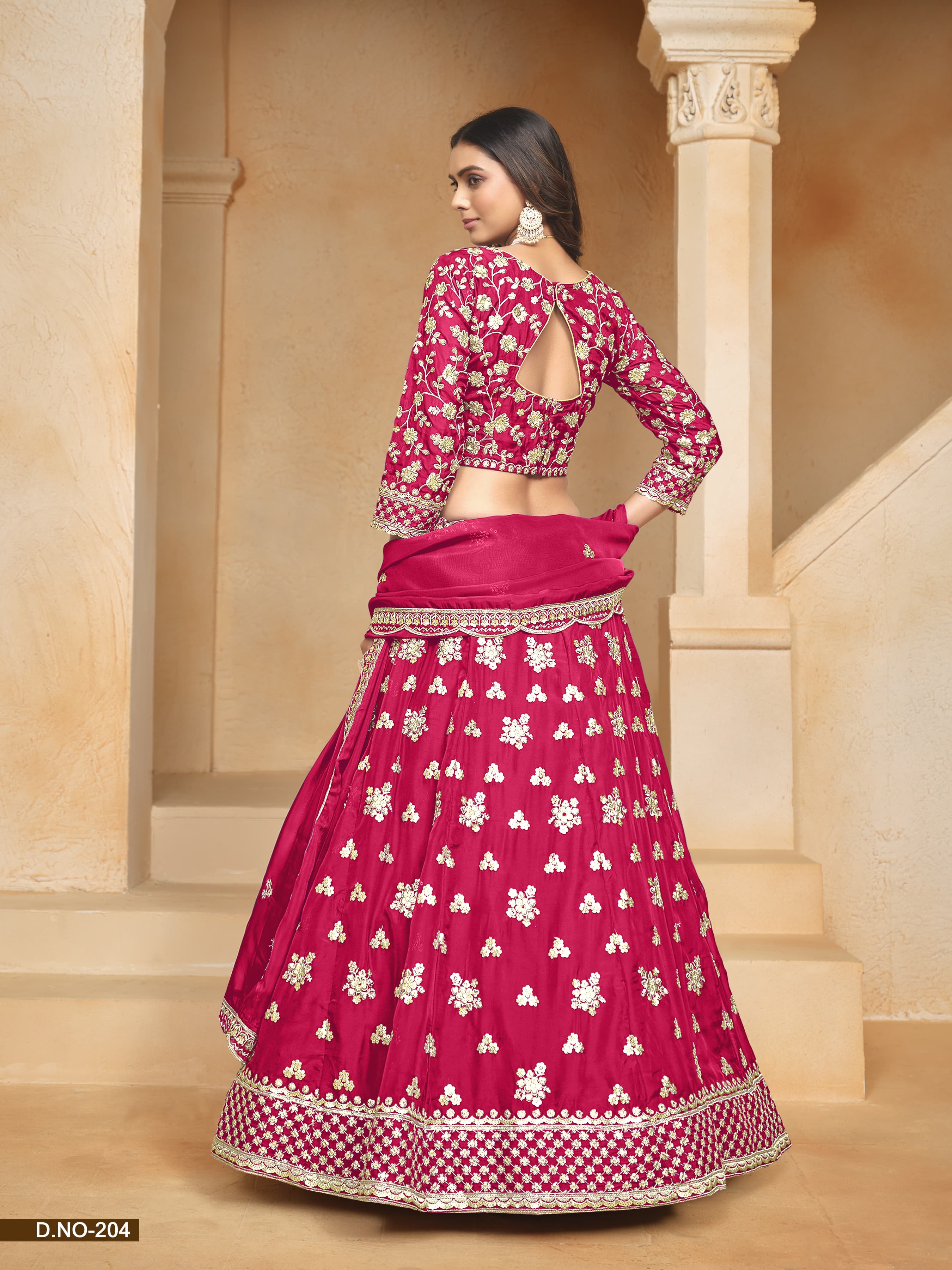 Radiant Beauty Organza Lehenga LXLG0004