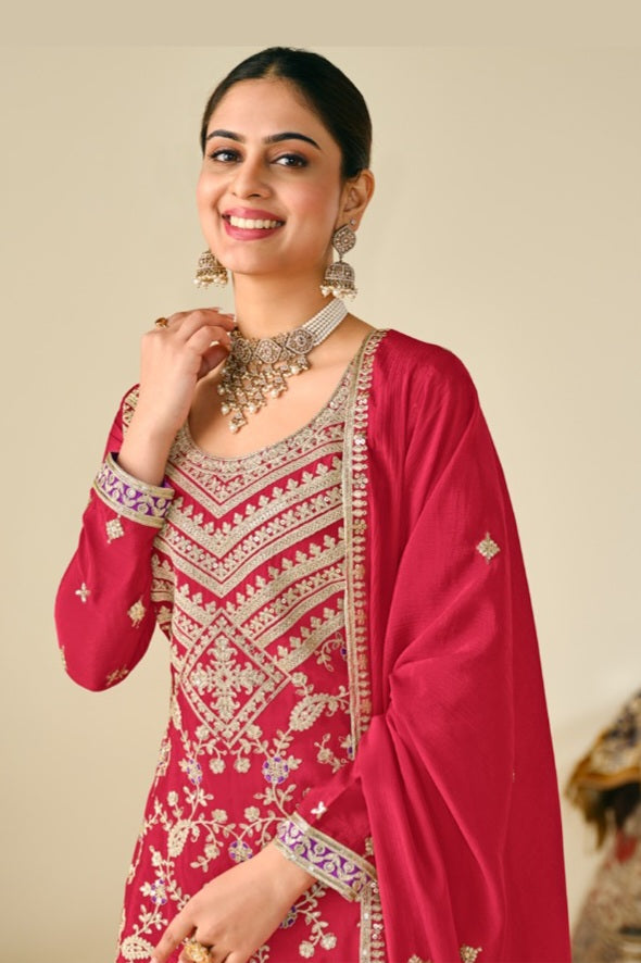 cHINON Charm Premium Sharara Suit LXSR0004