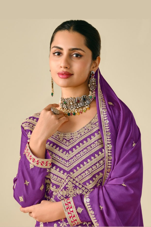 cHINON Charm Premium Sharara Suit LXSR0004