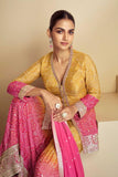 Multi shaded Designer Sharara LXSR0007