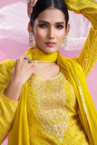Chinon floral printed Luxury Sharara LXSR0008