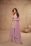 Real Chinon Fabric Luxury Sharara LXSR0010