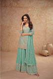 Real Chinon Fabric Luxury Sharara LXSR0010