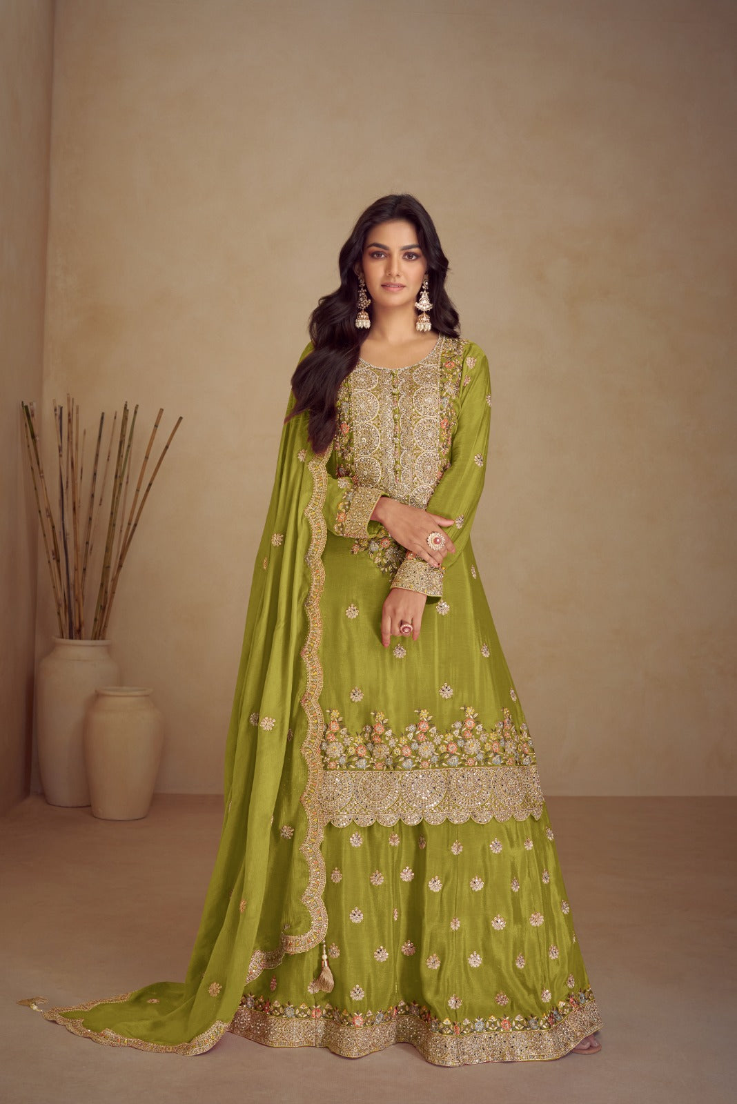 Chandni Veil  Premium Sharara LXSR0016