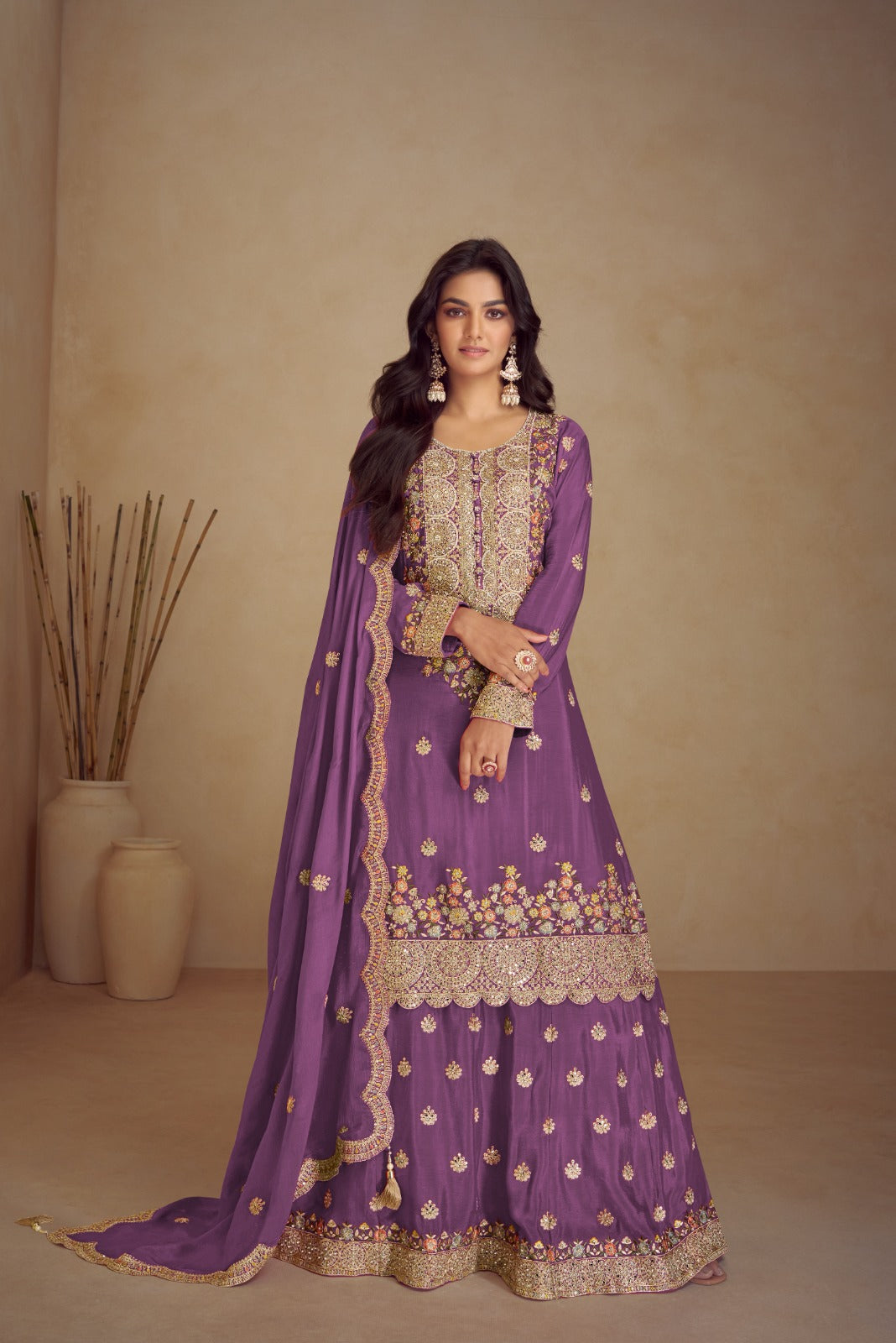 Chandni Veil  Premium Sharara LXSR0016