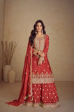 Chandni Veil  Premium Sharara LXSR0016