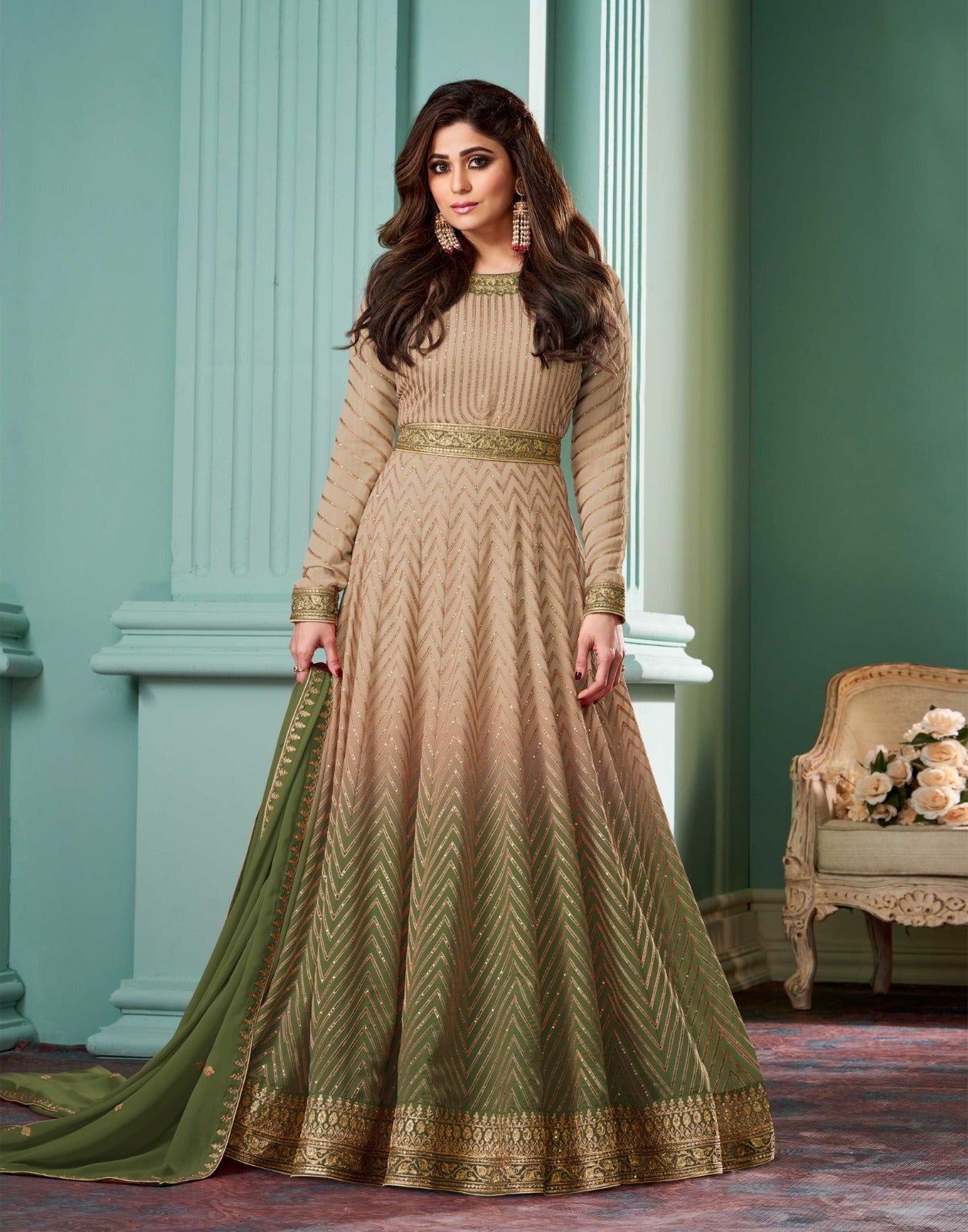 Real Georgatte Luxury GOWN LXGW0039