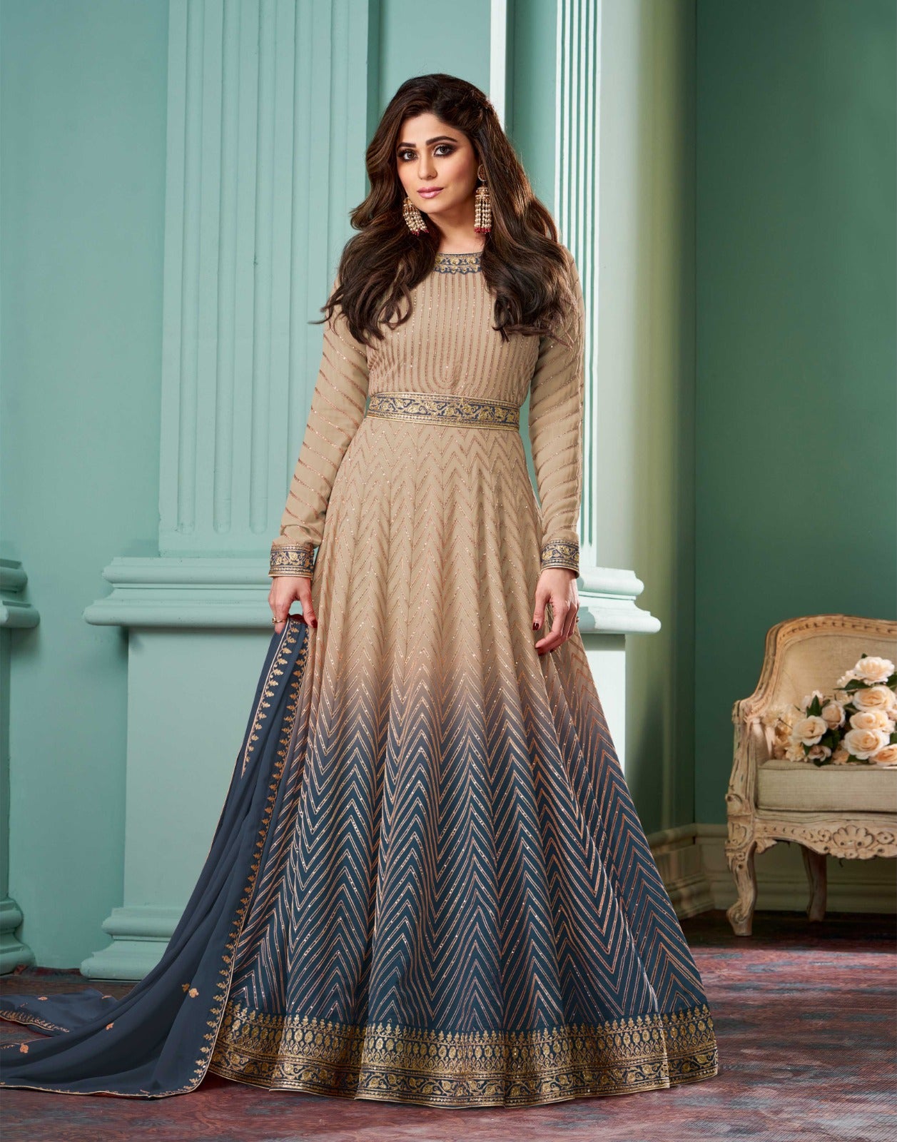 Real Georgatte Luxury GOWN LXGW0039