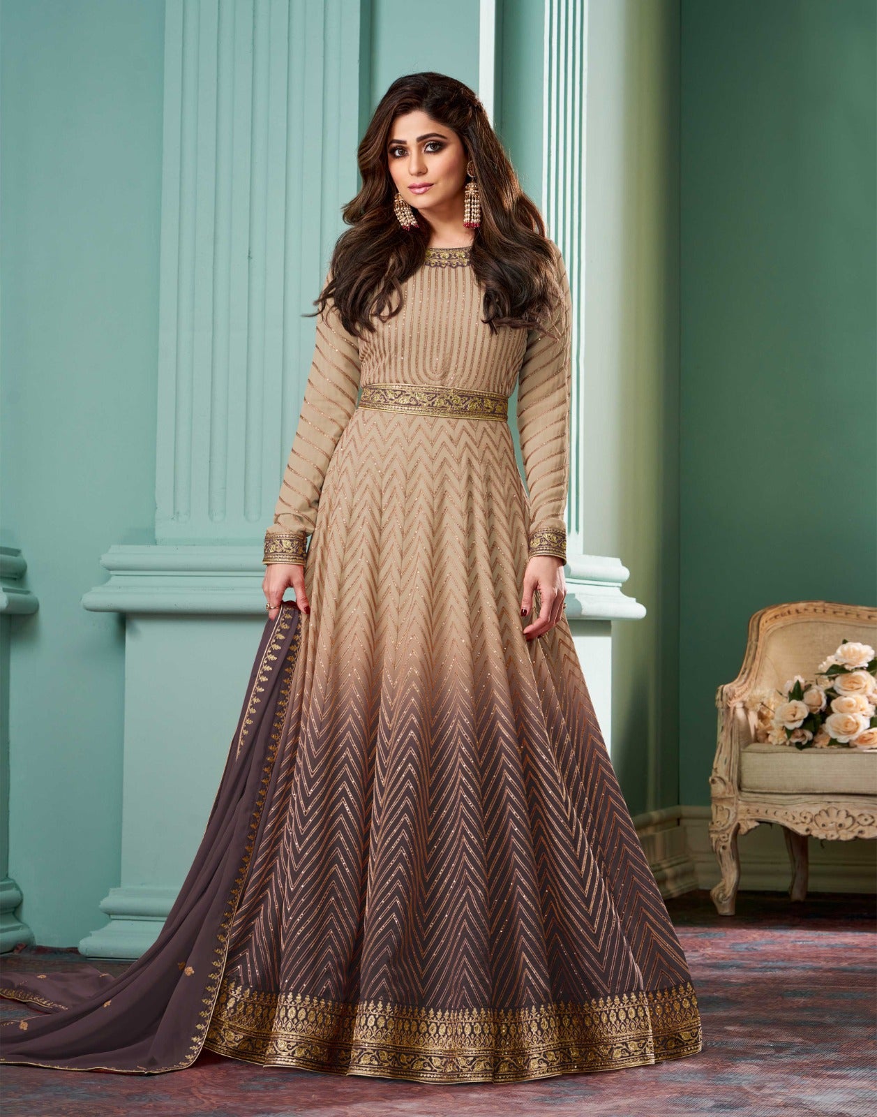 Real Georgatte Luxury GOWN LXGW0039