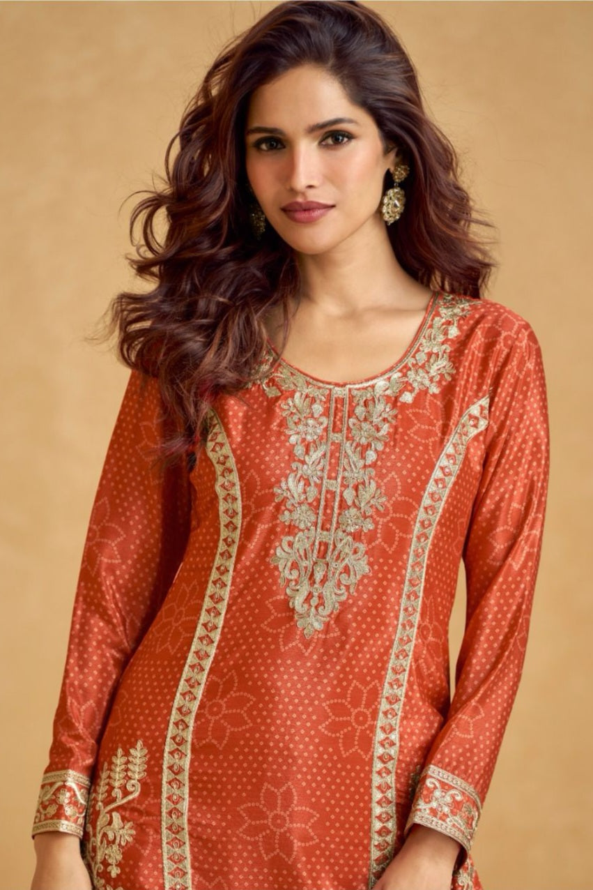 Zarveen Embroidered Sharara LXSR0028