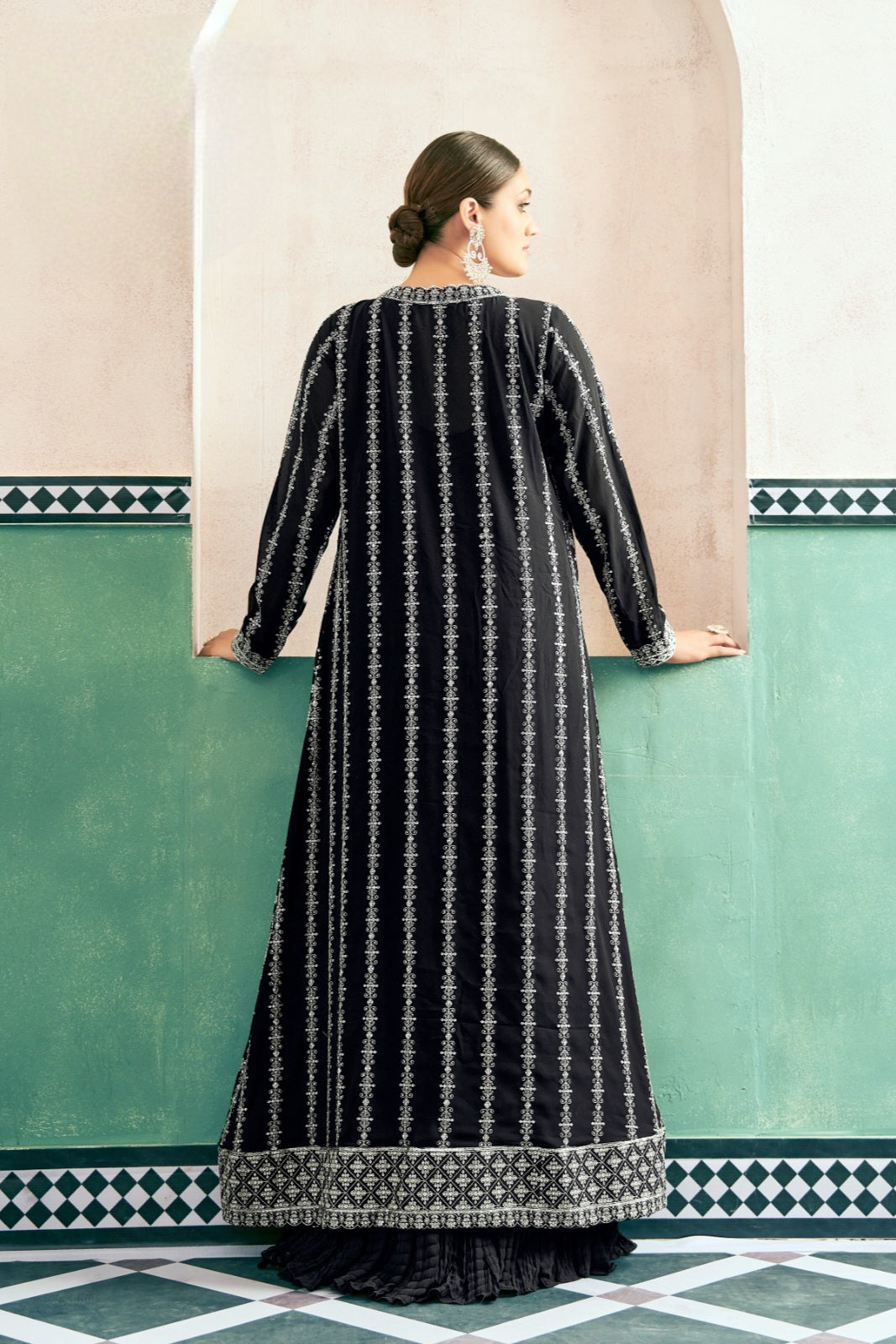 Eira – Crushed Georgette Anarkali Set LXGW0029