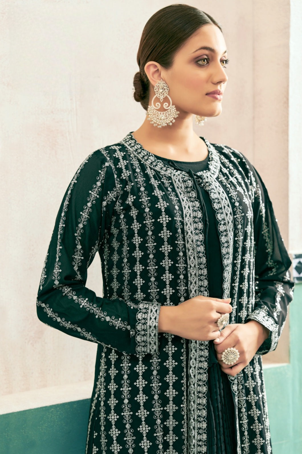 Eira – Crushed Georgette Anarkali Set LXGW0029