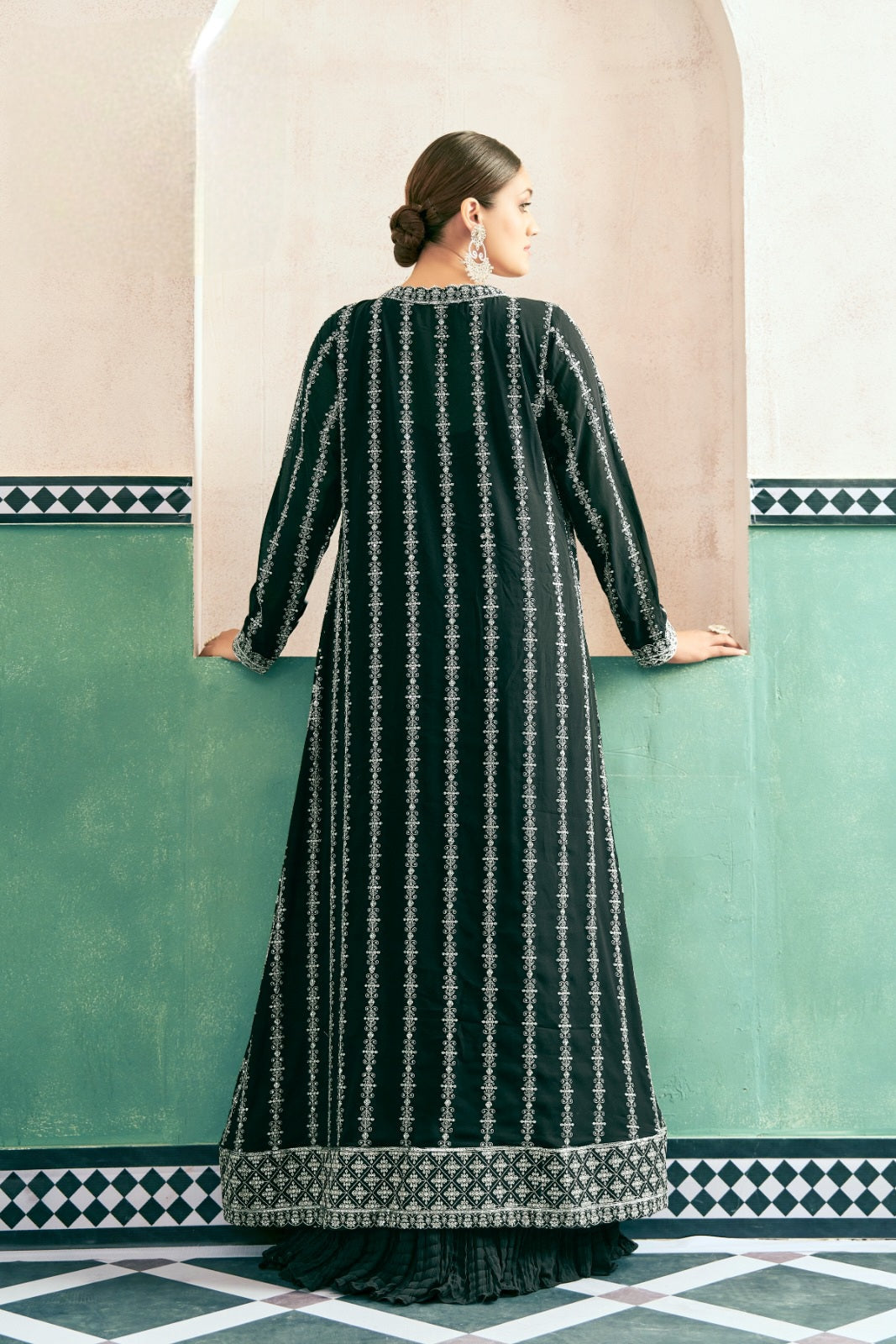 Eira – Crushed Georgette Anarkali Set LXGW0029