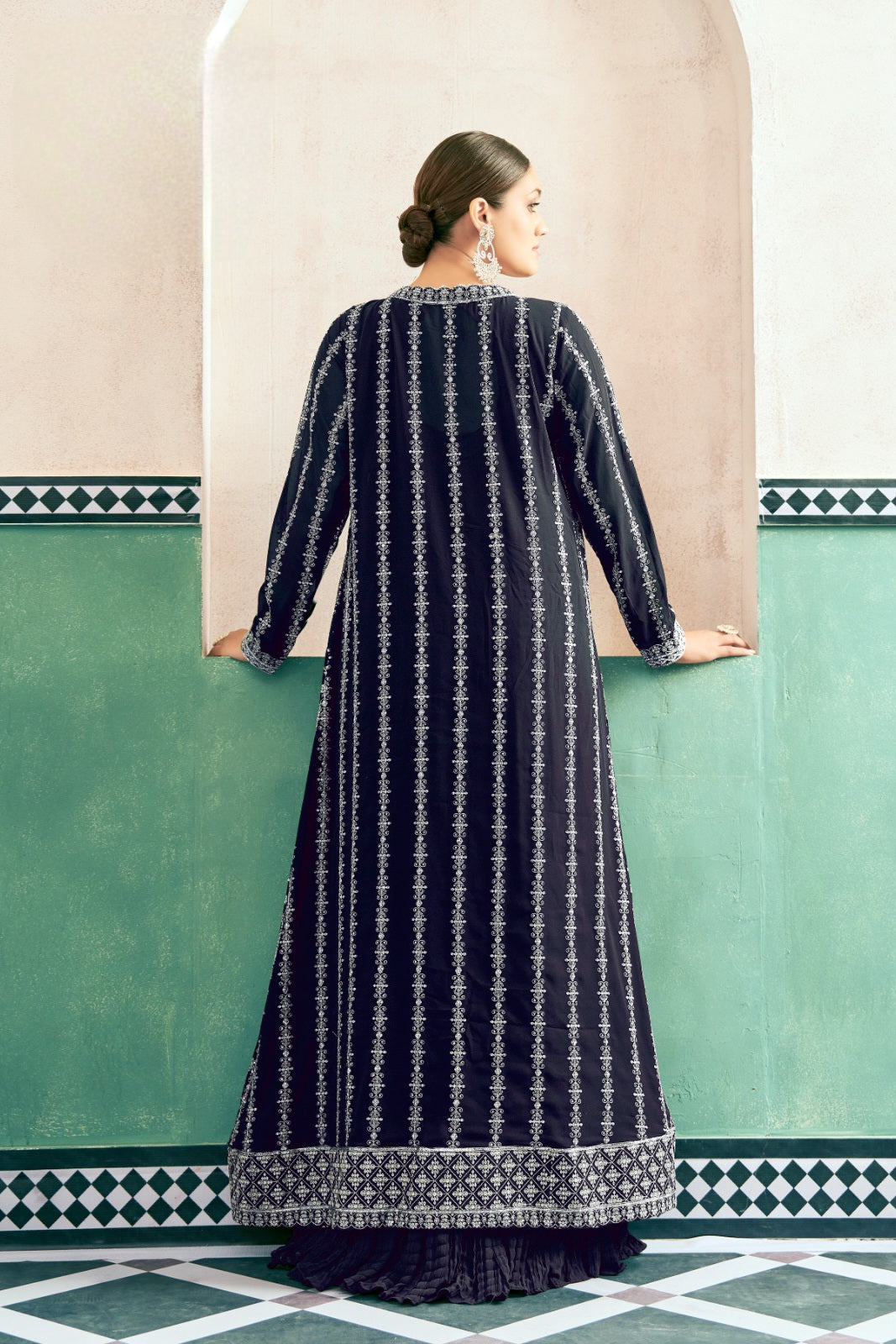 Eira – Crushed Georgette Anarkali Set LXGW0029