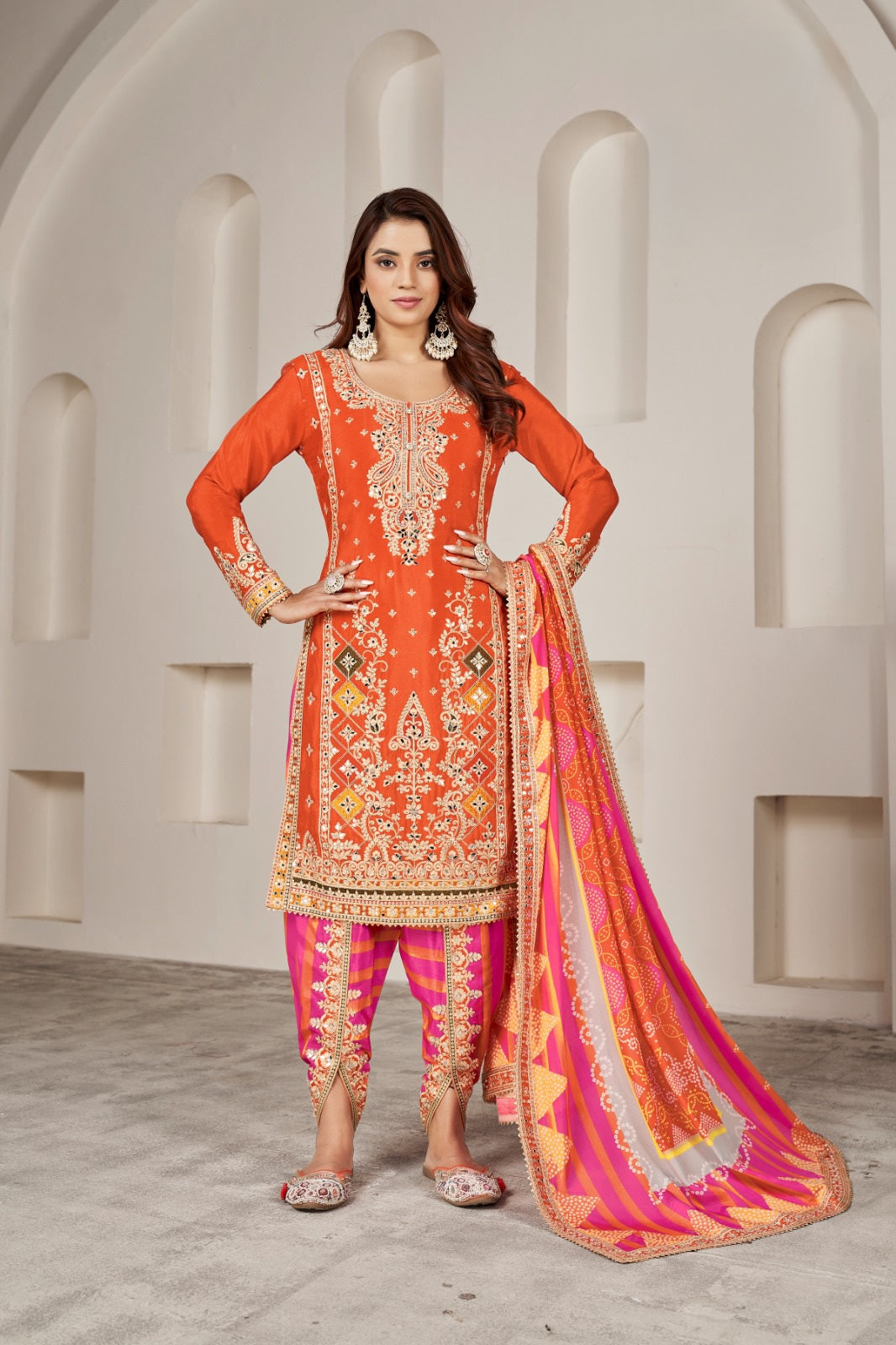 Premium Fiber Chinon Suit LXST0041