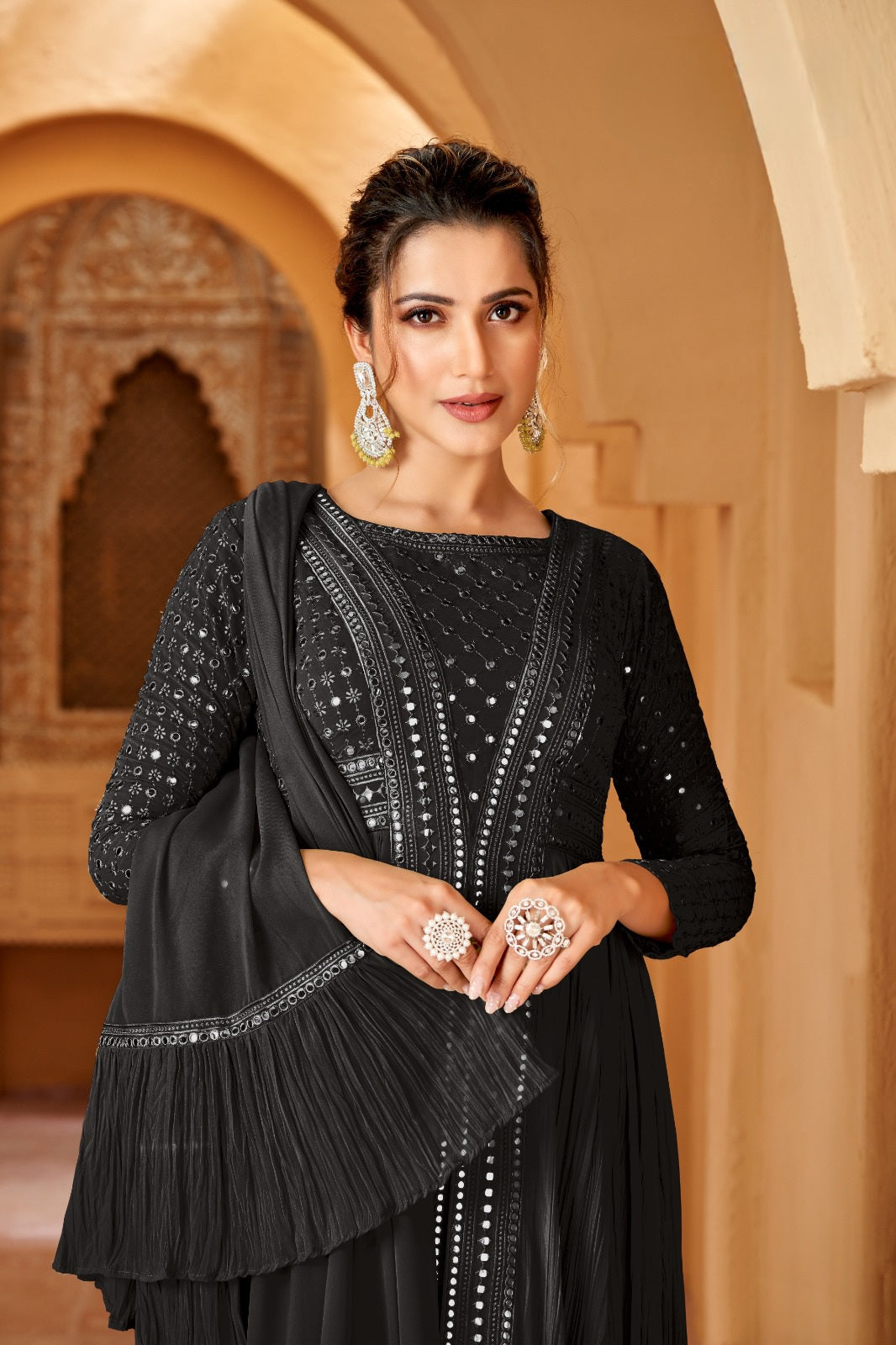 Lucknowi Style Reshami Gown LXGW0030