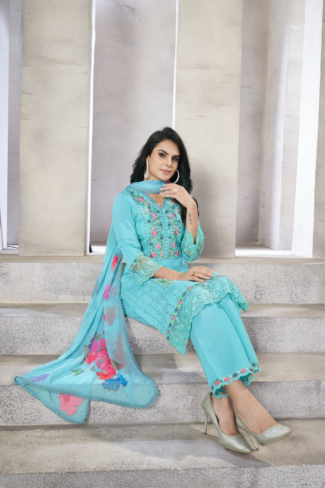Reshmi handwork Pakistani suit LXPK0001