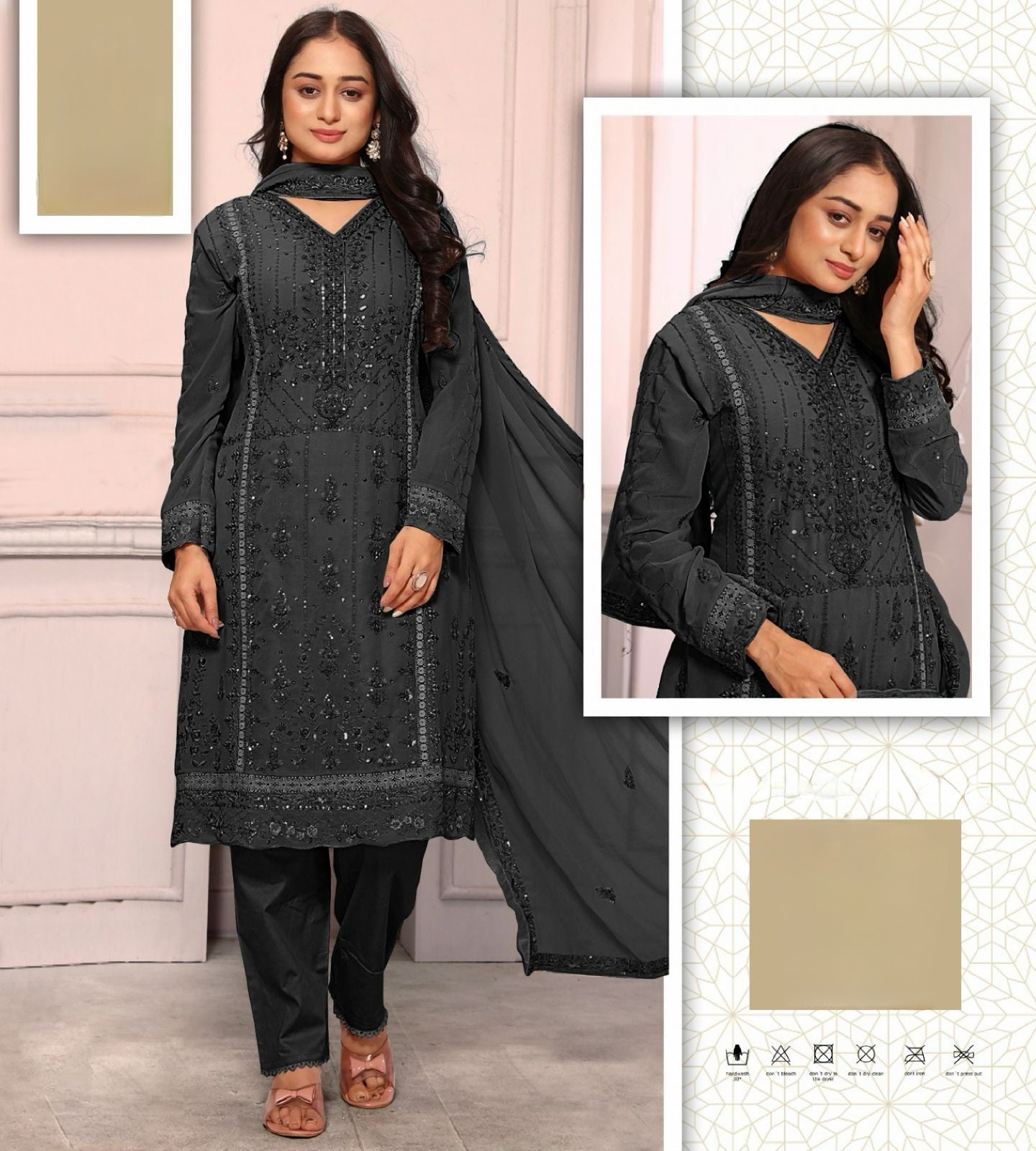 Gleam & Grace Embroidered Suits LXST0021