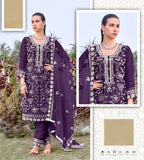 Gleam & Grace Embroidered Luxury Suit LXST0022