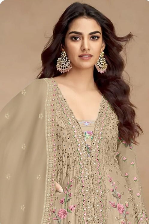 Zarkhan Glow Full embroidred Pakistani suit LXPK0010