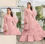 Faux georgette embordered Pakistani suit LXPK0019