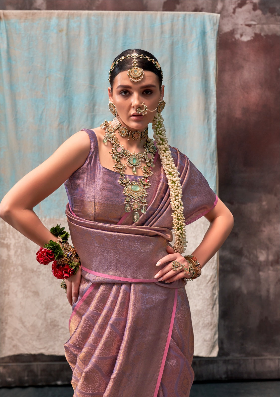 Heritage Weave Silk Saree EASE0011