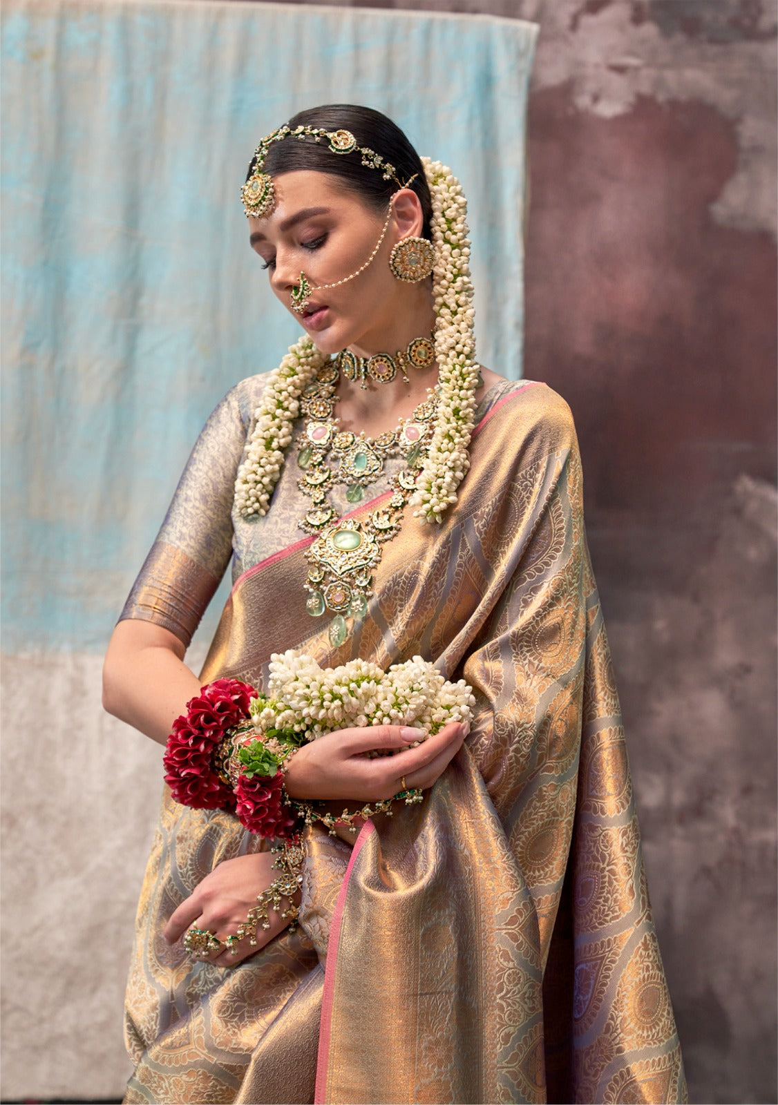 Heritage Weave Silk Saree EASE0011