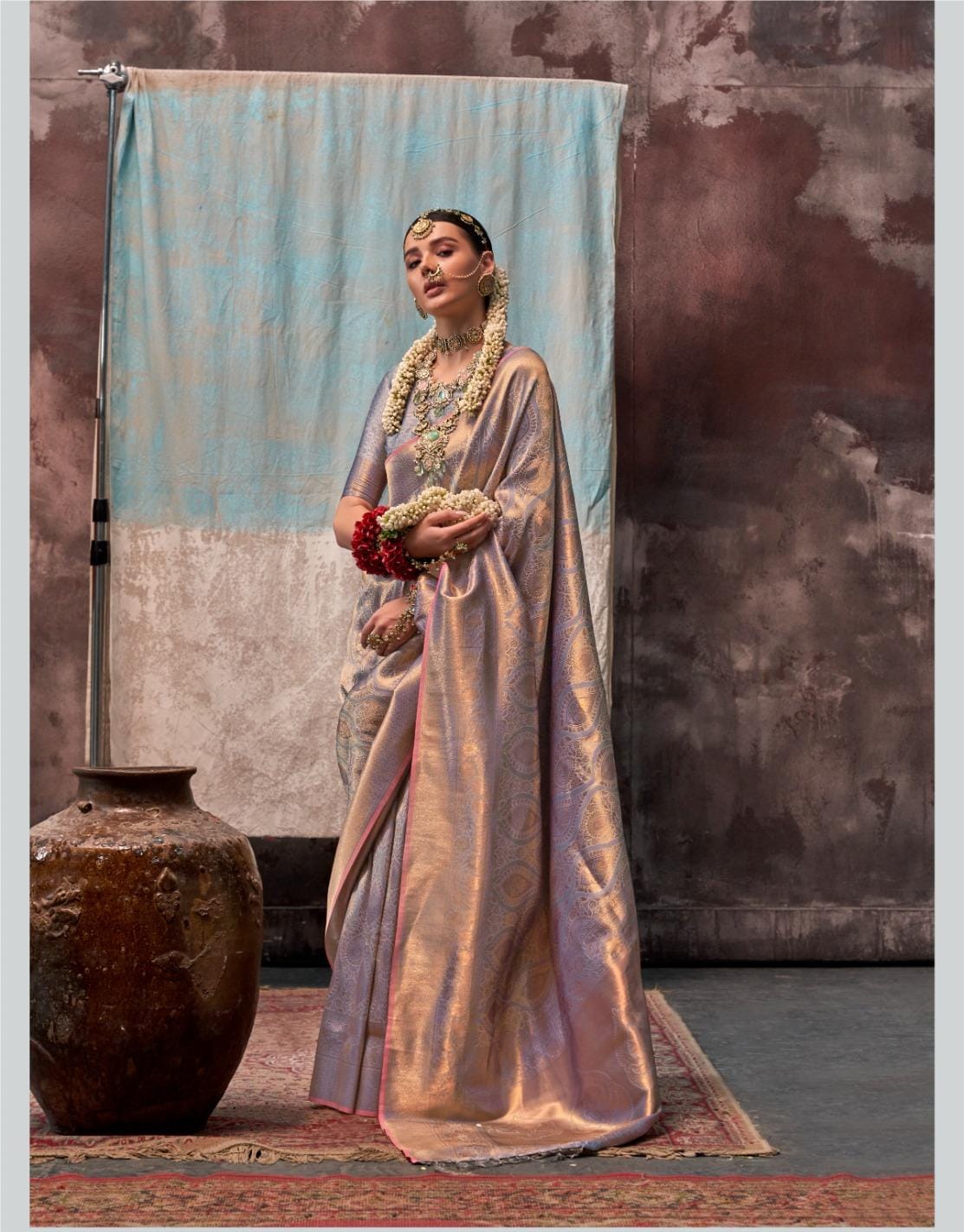 Heritage Weave Silk Saree EASE0011