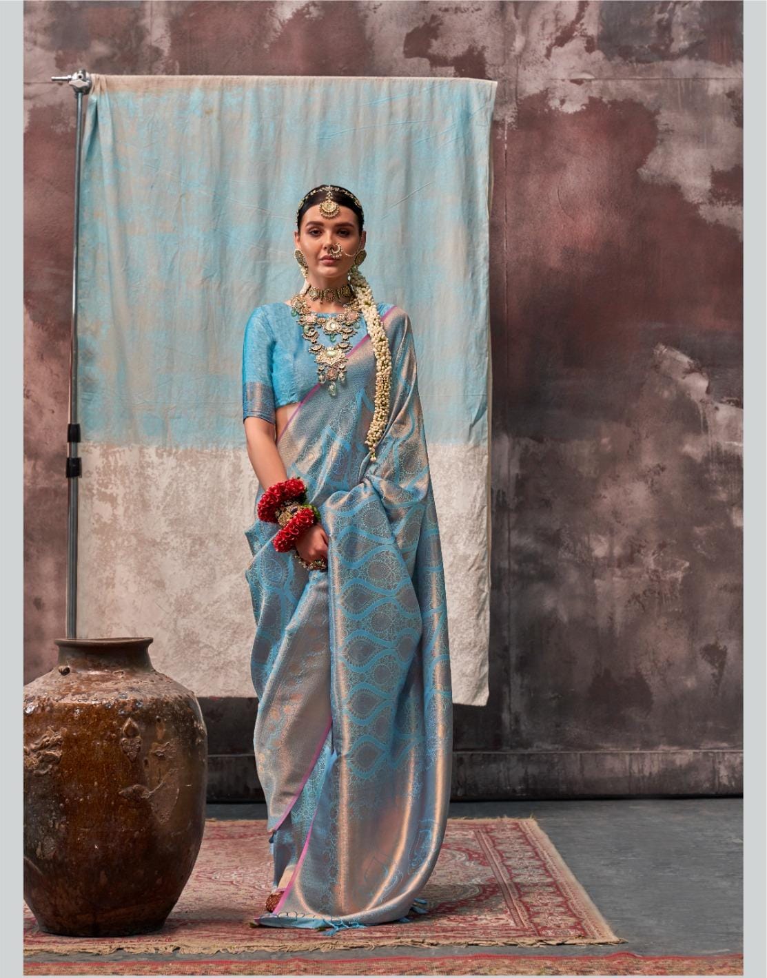 Heritage Weave Silk Saree EASE0011