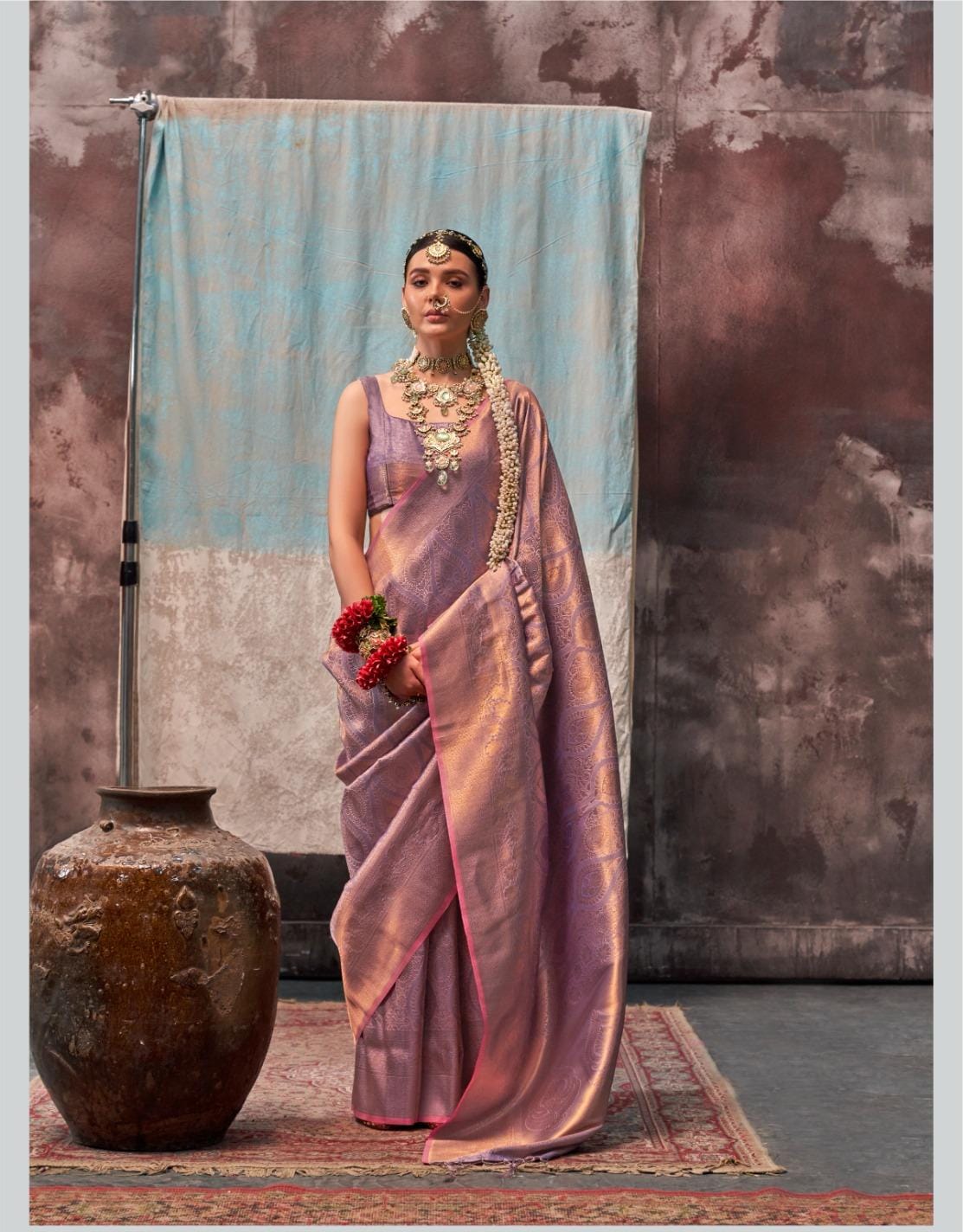 Heritage Weave Silk Saree EASE0011