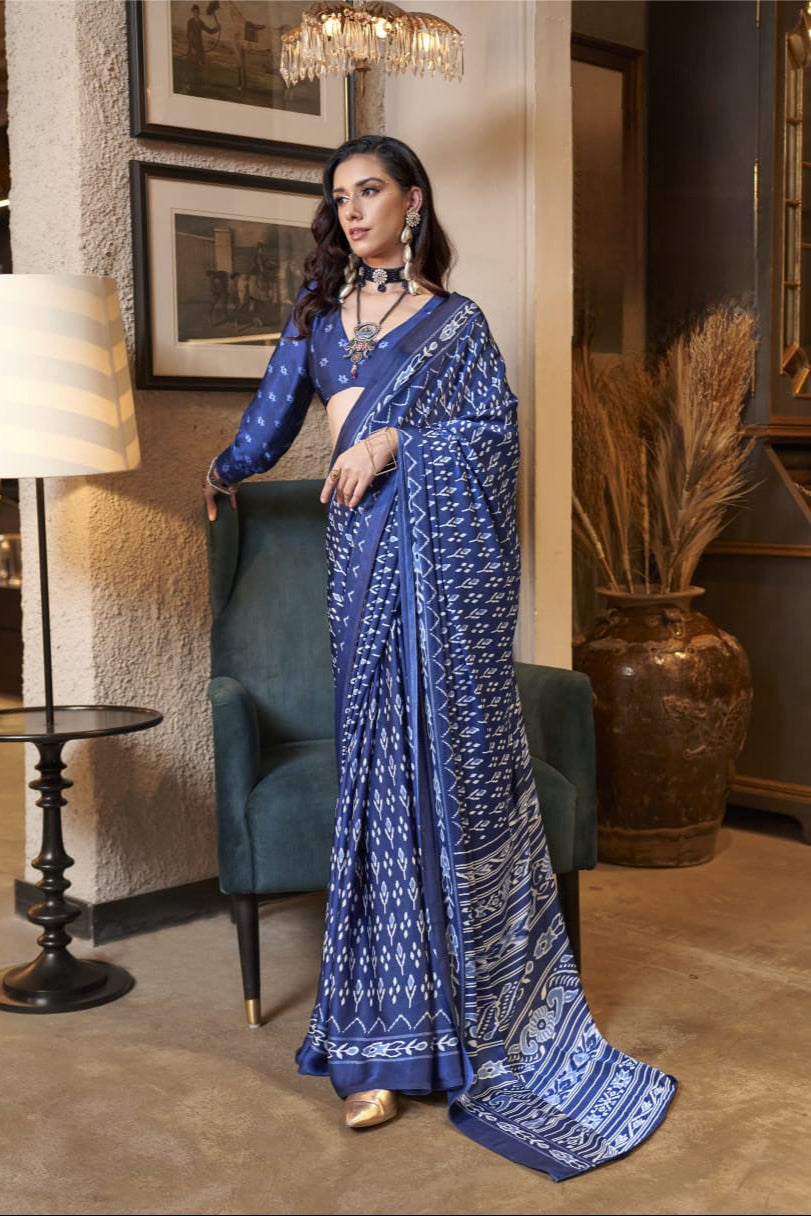 Patani Patola Silky Saree EASE0038