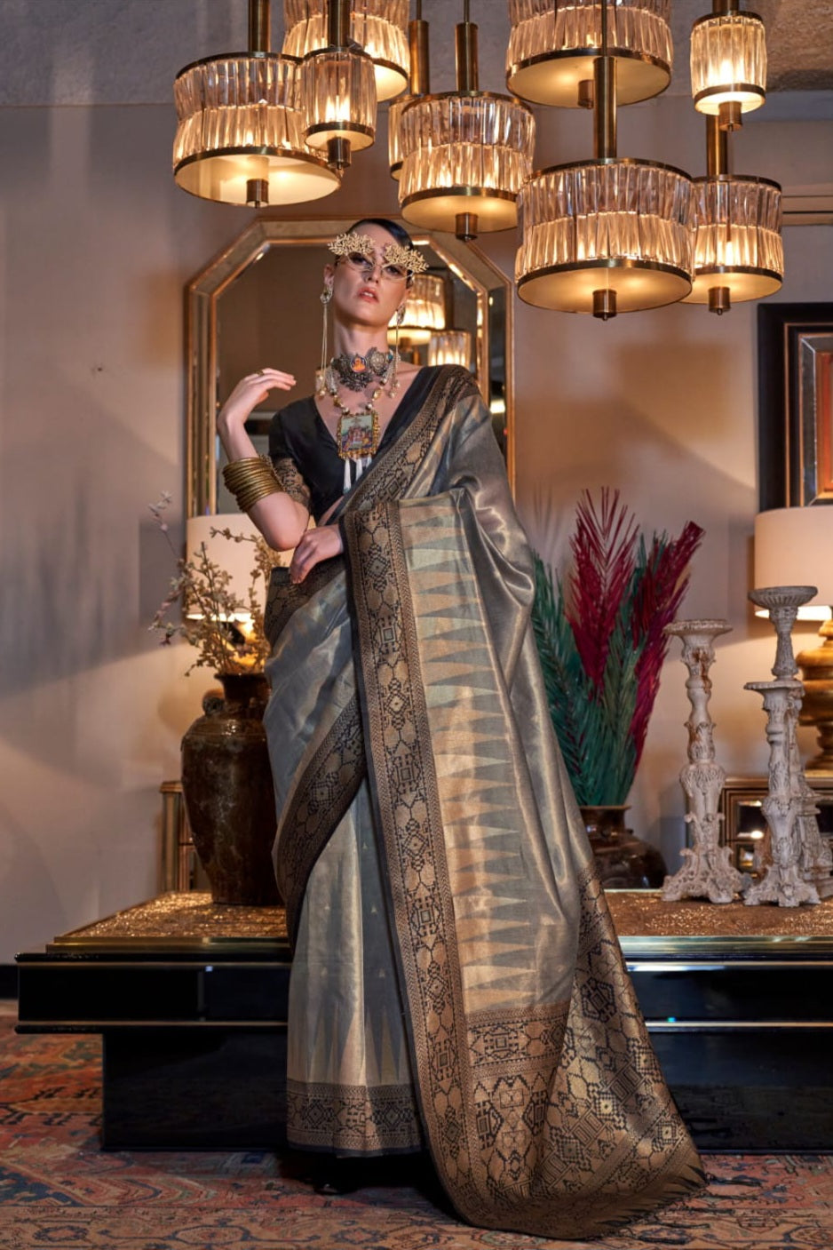 Zariya Aura Silky Saree EASE0042