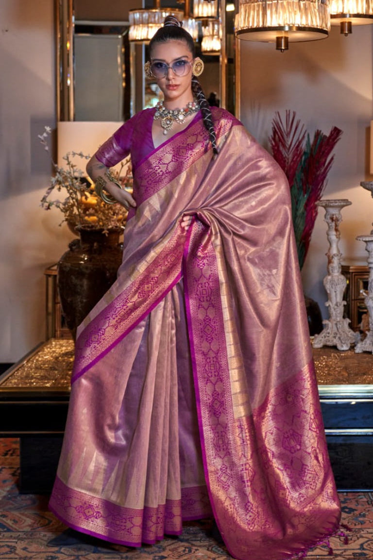 Zariya Aura – Handwoven Tissue Elegance EASE0039