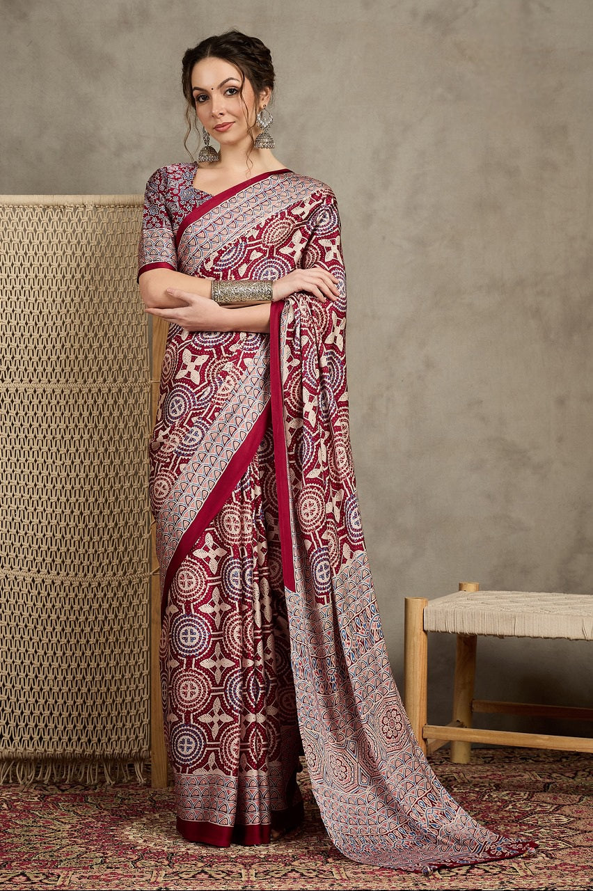 Noorani Silk – Modal Gajji Elegance Saree EASE0046