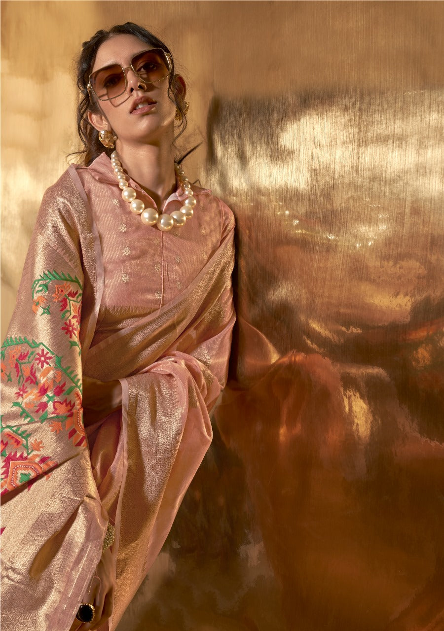 Devika Paithani Zari Tissue Saree EASE0027