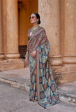 Pure Satin Handloom Saree LXSE0046