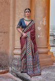 Pure Satin Handloom Saree LXSE0046