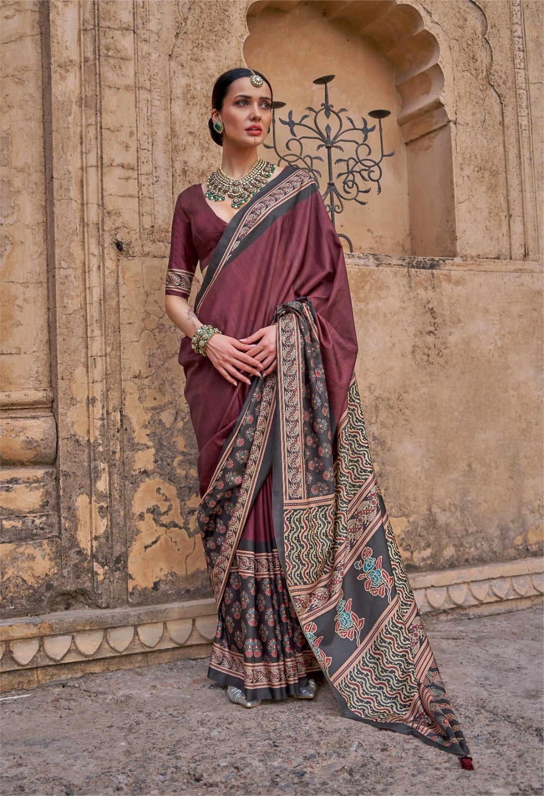 Pure Satin Handloom Saree LXSE0046