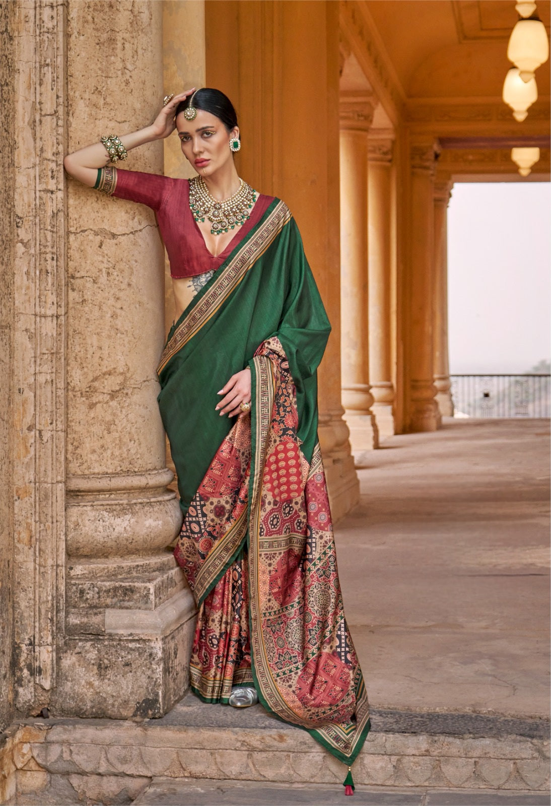 Pure Satin Handloom Saree LXSE0046