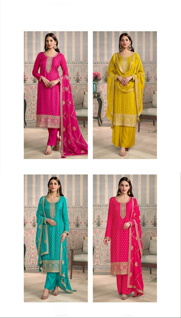 Vis Chiniya Silk Luxury Suit LXST0075