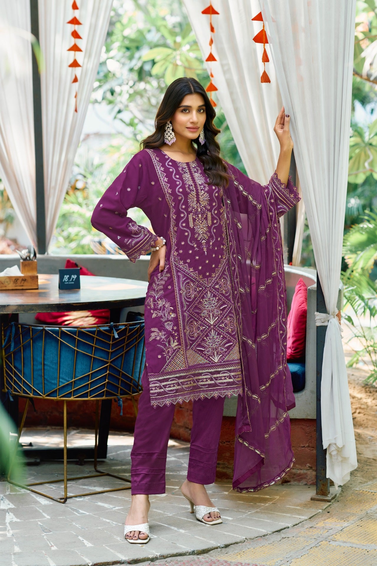 Moonlit Bloom Suit Pakistani Suit LXPK0049