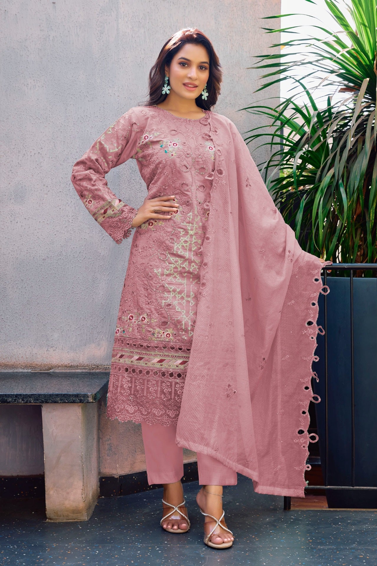 VISCOS FABRIC DESIGNER PAKISTANI SUIT EAPK0065