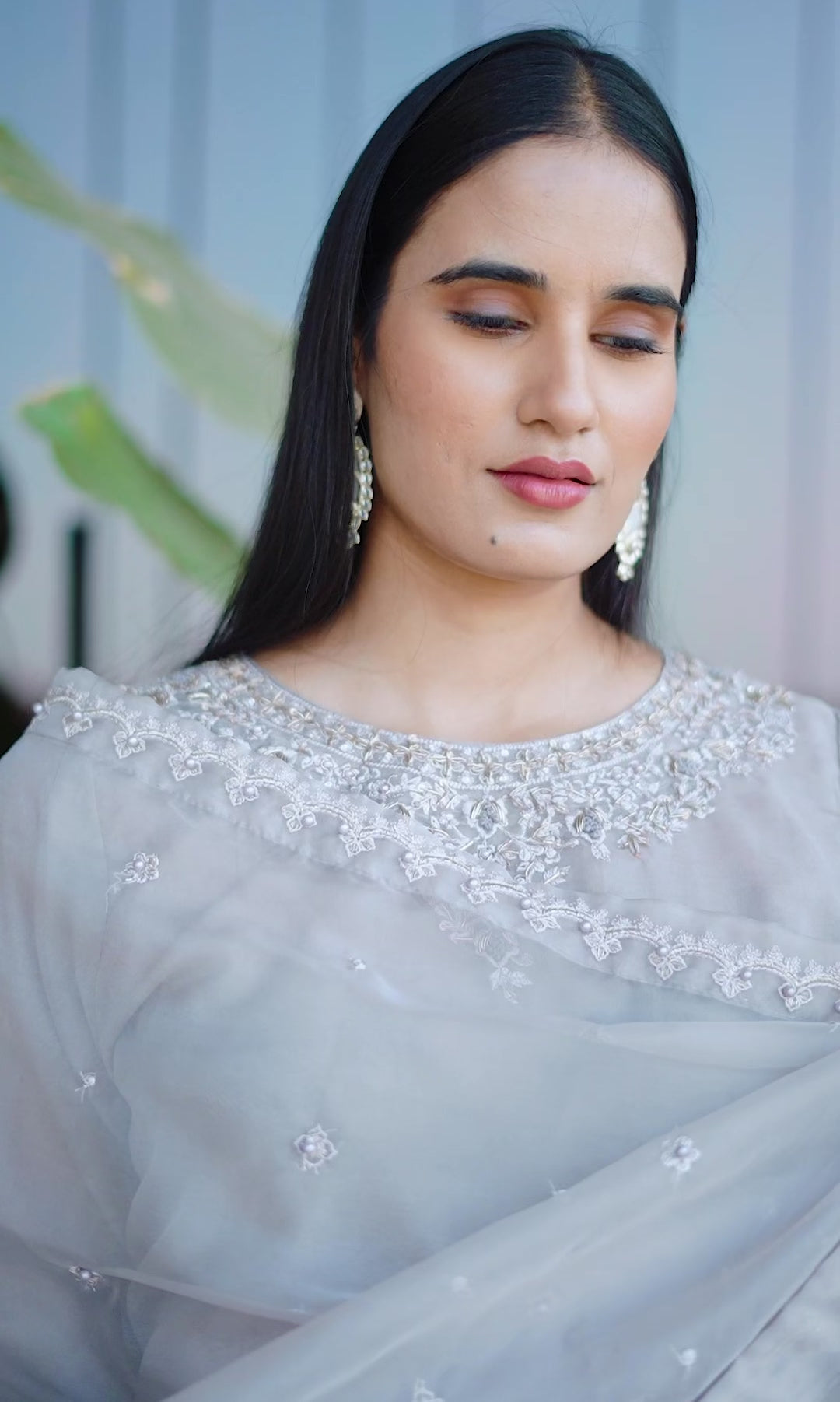 Pearl Mist Organza Set Pakistani Suit EAPK0061